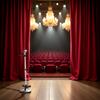 1/12 Dollhouse Miniature Accessories,Metal Microphone with Stand,Music Room Recording Room Studio Decoration view 4