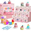 Air Dry Clay Kit, Modeling Clay for Kids, 12 Pack Dessert Theme, Soft Non-Sticky, Non-Toxic DIY Arts & Crafts with Sculpting Tools & Tutorials, Birthday Holiday Classroom Gifts, Party Favors for Kids view 1