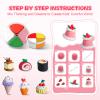 Air Dry Clay Kit, Modeling Clay for Kids, 12 Pack Dessert Theme, Soft Non-Sticky, Non-Toxic DIY Arts & Crafts with Sculpting Tools & Tutorials, Birthday Holiday Classroom Gifts, Party Favors for Kids view 2