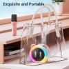 Dioche Portable Karaoke Machine with Double Microphones Clear Stable Sound Mini Karaoke Speaker for Family Parties Outdoor Activities ABS Material view 3