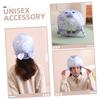 Alasum Funny Plush Seal Hat Costume for Women and, Cute Carnival Photo Prop Novelty Headgear for Festival Cosplay and Party Dress-Up view 3