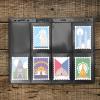 Parliky 10-Sheet PVC Double-Sided Stamp Storage Album Binder with Loose-Leaf Pages for Stamp Collecting Supplies and Coin Holders, Suitable for Collectors and Display Storage view 3