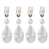 Brrnoo Crystal Tablecloth Weights Metal Kit Water Drop Prisms Pendant Decoration Outdoor Picnic Family Dinner view 1