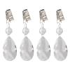 Brrnoo Crystal Tablecloth Weights Metal Kit Water Drop Prisms Pendant Decoration Outdoor Picnic Family Dinner view 2