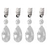 Brrnoo Crystal Tablecloth Weights Metal Kit Water Drop Prisms Pendant Decoration Outdoor Picnic Family Dinner view 4