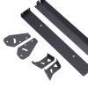 Aluminium Alloy Rear Wing Tail Spoiler Wing, RC Car Rear Wing, Double Layer Design for Improved Handling, Aerodynamic Adjustable Angle Spoiler for 1/10 RC On Road Racing Drift Car, view 2