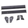 Aluminium Alloy Rear Wing Tail Spoiler Wing, RC Car Rear Wing, Double Layer Design for Improved Handling, Aerodynamic Adjustable Angle Spoiler for 1/10 RC On Road Racing Drift Car, view 3