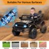 12V Electric Truck for Kids, Ride-on Car with Remote Control, Spring Suspension, LED Lights, 3-Speed Modes and Musical Toy Car for Children view 4