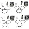 Piston Kits and Rings Set 85mm 8-98068-158-1 8-98068-158-2 Fits 4LE2 Engine Pack of 4 view 1