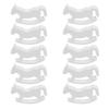 KESYOO 10 Figures Rocking Horse White Wood 3D Crafts For Kids Wedding Decoration Table Center Toys Wooden Babies 10pcs view 1