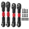 For 4-TEC For Mustang 4Pcs Adjustable Alloy Turnbuckles Remote Control Drift Car Upgrade Parts Accessories Models(Blue) view 4