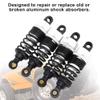 4Pcs Aluminium Shock Absorber 102004 for HSP 1:10 RC Flat Car RC Parts Accessories (Silver) view 4