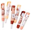 6Pcs Cute Retractable Erasers Pen Cute Pencil Eraser Cartoon Rubber Eraser Easter Eggs Fillers for Writing Drawing Writing view 3