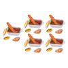 ariarly Mini Food Toys, Dollhouse Miniatures Food Simulation Ketchup Bottle Bread, Plastic Model Toy for 1:12 Scale Dollhouse with Role Play Scenario Simulations view 2