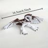 Bpetga 3D Printed Realistic Falcon Model Decoration Gift for Fantastic Creatures Fans Creative Animal with Flexible Joints (Brown) view 3
