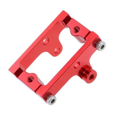 C8801 8560 Servo Mount Aluminum Servo Bracket Metal Parts with RC Car Models 1 18 Scale for Part Number Bronco Aftermarket Replacement(Red)