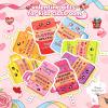 24 Packs Kids Valentines Day Gifts for School, Straw Covers Cap with Valentines Cards for Kids Classroom Must Haves Gift, Stanley Cups Accessories Valentines Day Cards Party Favors Classroom Exchange view 3