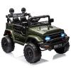 12V Electric Truck for Kids, Ride-on Car with Remote Control, Spring Suspension, LED Lights, 3-Speed Modes and Musical Toy Car for Children view 1