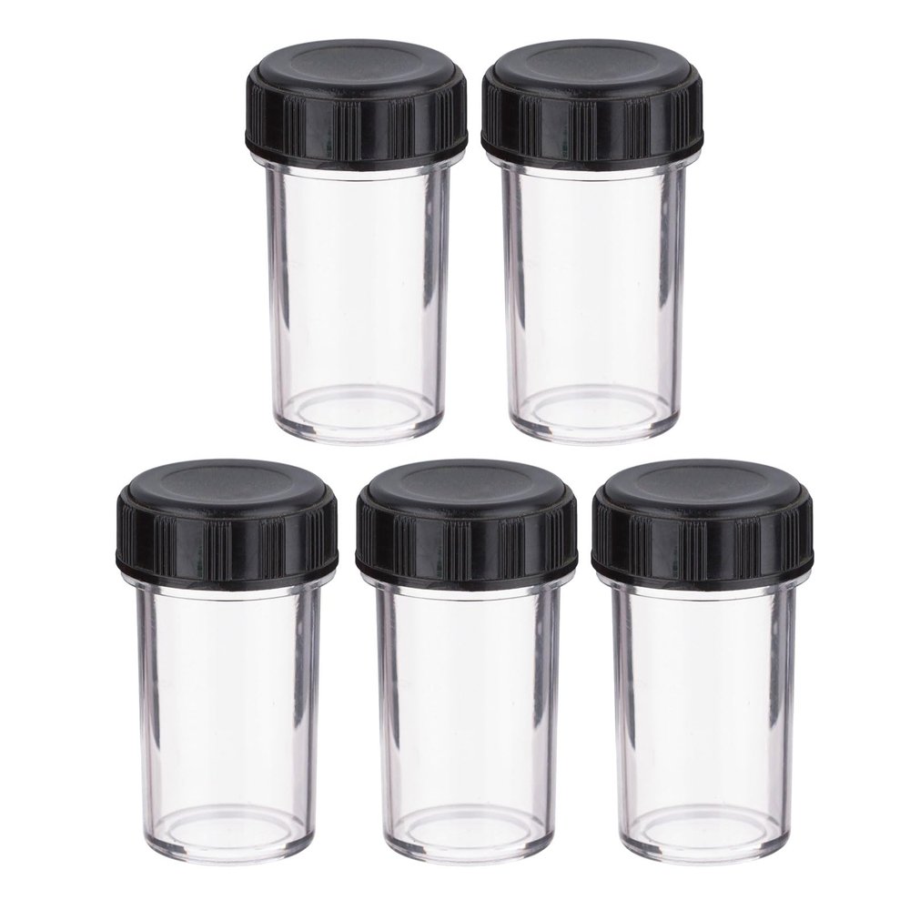 1/3/5pcs Protective Container for Biological Microscope Objective Lens Storage Microscope Objective Lens Case