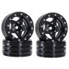 1.9'' Metal Beadlock Wheels for Axial for Redcat RC car part confident(Black) view 1