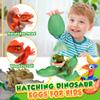 4 Pack Jumbo Dinosaur Eggs Easter Basket Stuffer Gift for Kids Boys, Hatching Dinosaur Eggs Toys Surprise Birthday Gift Toys for Boys Aged 3 4 5 6 7 8 Year Old, Easter Fillers for Kids Toddlers Girl view 2