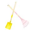 Gardening Set 2Pcs Detachable Wooden & Shovel Safe for Yard Work and Sand Play Compact Lightweight Design Garden Toys view 1