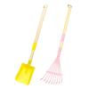 Gardening Set 2Pcs Detachable Wooden & Shovel Safe for Yard Work and Sand Play Compact Lightweight Design Garden Toys view 4