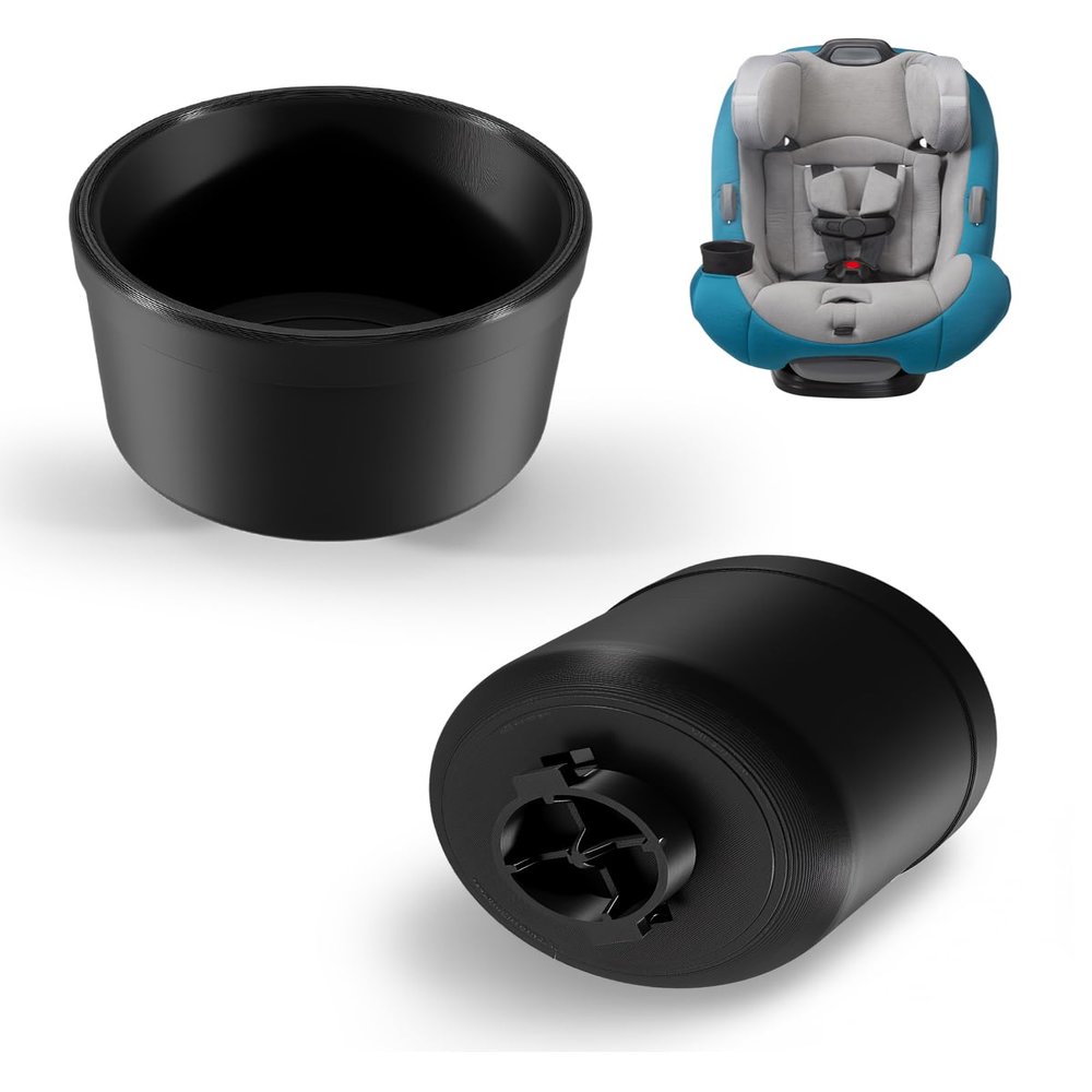 2 Pack Replacement Cup Holder Fits for Safety 1st Maxi-COSI & Cosco Car Seats, Snap-in No-Tool Install, Spill-Resistant & Easy-Clean Design, Compatible with EverFit Grow & Go Pria C6577 Models