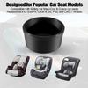 2 Pack Replacement Cup Holder Fits for Safety 1st Maxi-COSI & Cosco Car Seats, Snap-in No-Tool Install, Spill-Resistant & Easy-Clean Design, Compatible with EverFit Grow & Go Pria C6577 Models view 3