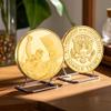 100 PCS Challenge Coin Trump Coins Ideal Gift for Trump Supporters view 2