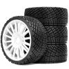 4pcs 100mm 1/7 1/8 RC car Tires Wheels 17mm Hex for ARRMA for Traxxas confident view 1