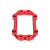 Aluminum Alloy Steering Servo Mount Bracket Stable Fix Improve Performance RC Cars Arrma Kraton 1/8 (Red) view 2