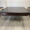 S100 Best Premium Automatic Folding Mahjong Table - with CoverOne Year Warranty (Coffee, 36mm 144pc Chinese Small Tiles - No Number) view 3