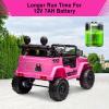 12V Electric Truck for Kids, Ride-on Car with Remote Control, Spring Suspension, LED Lights, 3-Speed Modes and Musical Toy Car for Children view 2