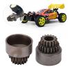 FRELEAN Steel Clutch Bell Double Gears Upgrade Parts Applicable 1/10 RC Car HSP 94122 94166 2pcs view 3