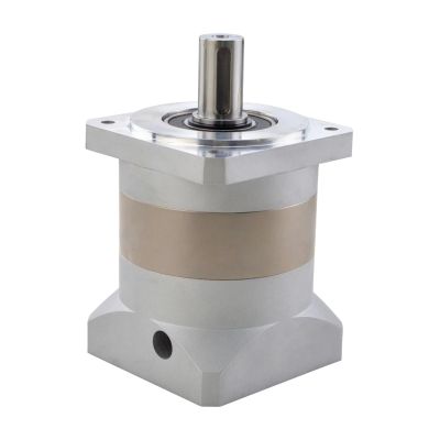 XVKPQUJA Speed Reducer 90mm Right Angle Planetary Gearbox Gear with Reduction Ratio 3 5 10 20 50 for 80mm Servo Motor(Ratio 3 to 1)