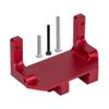 Aluminium 4-Link Suspension Portal Axle Servo Mount Compatible with 1 10 Scale RC Car Models Aftermarket Replacement(Red) view 1