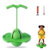 Balance Jumping Ball with Handle, Includes Air Pump, Jumping Toy, Anti-Slip Bounce Board for Indoor Outdoor Use, Low Noise Pogo Stick Alternative for Beginners and Adults (Green) view 1