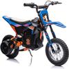 24V Kids Electric Dirt Bike, 250w Motor Ride-on Motorcycle with 13.6 MPH Top Speed, Leather Seat, Twist-Grip Throttle, Metal Suspension & Air-Filled Tires  Off-Road Motocross Riding Toy for Boys & Gi view 1
