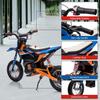 24V Kids Electric Dirt Bike, 250w Motor Ride-on Motorcycle with 13.6 MPH Top Speed, Leather Seat, Twist-Grip Throttle, Metal Suspension & Air-Filled Tires  Off-Road Motocross Riding Toy for Boys & Gi view 2