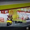 1/64 Scale Parking Garage Diorama with LED Lights, Garage Scene Display Case for 1/64 Cars Model, Custom Shop Car Parking Lot Collection Storage Box, Ornament Gift view 4