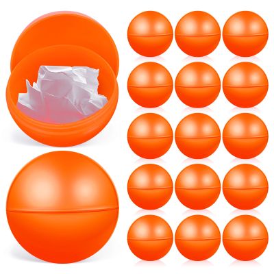 TOYANDONA Hollow Raffle Balls: Plastic Lottery Bingo Balls Vending Machine Party Game Capsules for Party Events (25 Pcs)