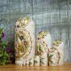 ljhnba Novelty Russian Dolls Set of 10 Hand Painted Wooden Matryoshka for Art Lovers Decorative Russian Nesting Figures Matryoshka Dolls view 4