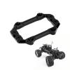 Aluminum Alloy Steering Servo Mount Bracket Stable Fix Improve Performance RC Cars Arrma Kraton 1/8 (Black) view 3
