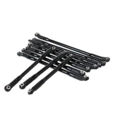 RC Toys For Axial For Scx10 II 90046 1/10 10 Pcs Metal Link Set Plastic Rod End RC Crawler Car Upgrade Accessories Replacement