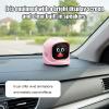 Purryegift Car Robot Dashboard, Smart Car Emotional Companion Decoration with 52 Animated Expressions, AI Robot Dashboard Companion with Speakers, Smart Car Electronic Pet Kit for All Cars (Pink) view 4