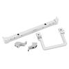 Aluminum Alloy Front Bumper for MN D90 99s, RC Car Metal Front Bumper, CNC Machined Anti Collision Bumper with Trailer Buckle, Direct Replacement Upgrade Part for 1/10 Scale RC Tru (Silver) view 3