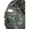 ACBYRUD Latex Rubber Hood with Transparent Eye Lens and Rivet Decoration Cosplay Halloween (XS) view 3