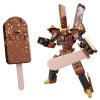 ZECHANGCE Ice Cream Transforming Toy, 2 in 1 Popsicle Robot Action Figure for Kids & Adults Deformation Toys for Boys Girls Party Favors Gift view 1