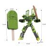 ZECHANGCE Ice Cream Transforming Toy, 2 in 1 Popsicle Robot Action Figure for Kids & Adults Deformation Toys for Boys Girls Party Favors Gift view 4